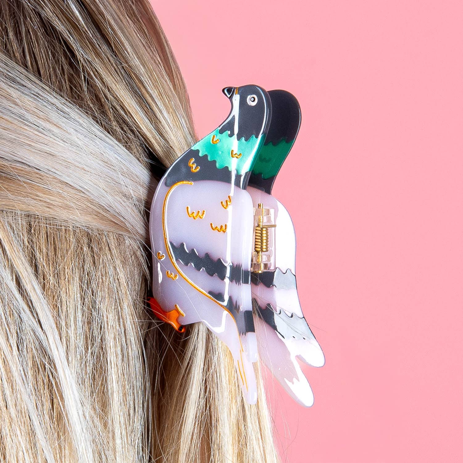 Duif haarclip