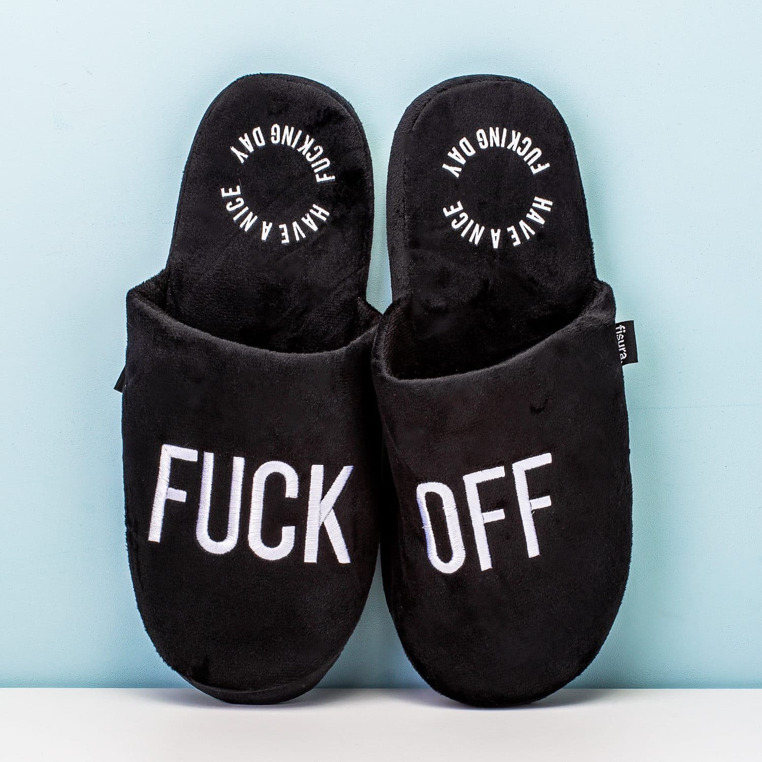 Fuck Off Sloffen - Zwart