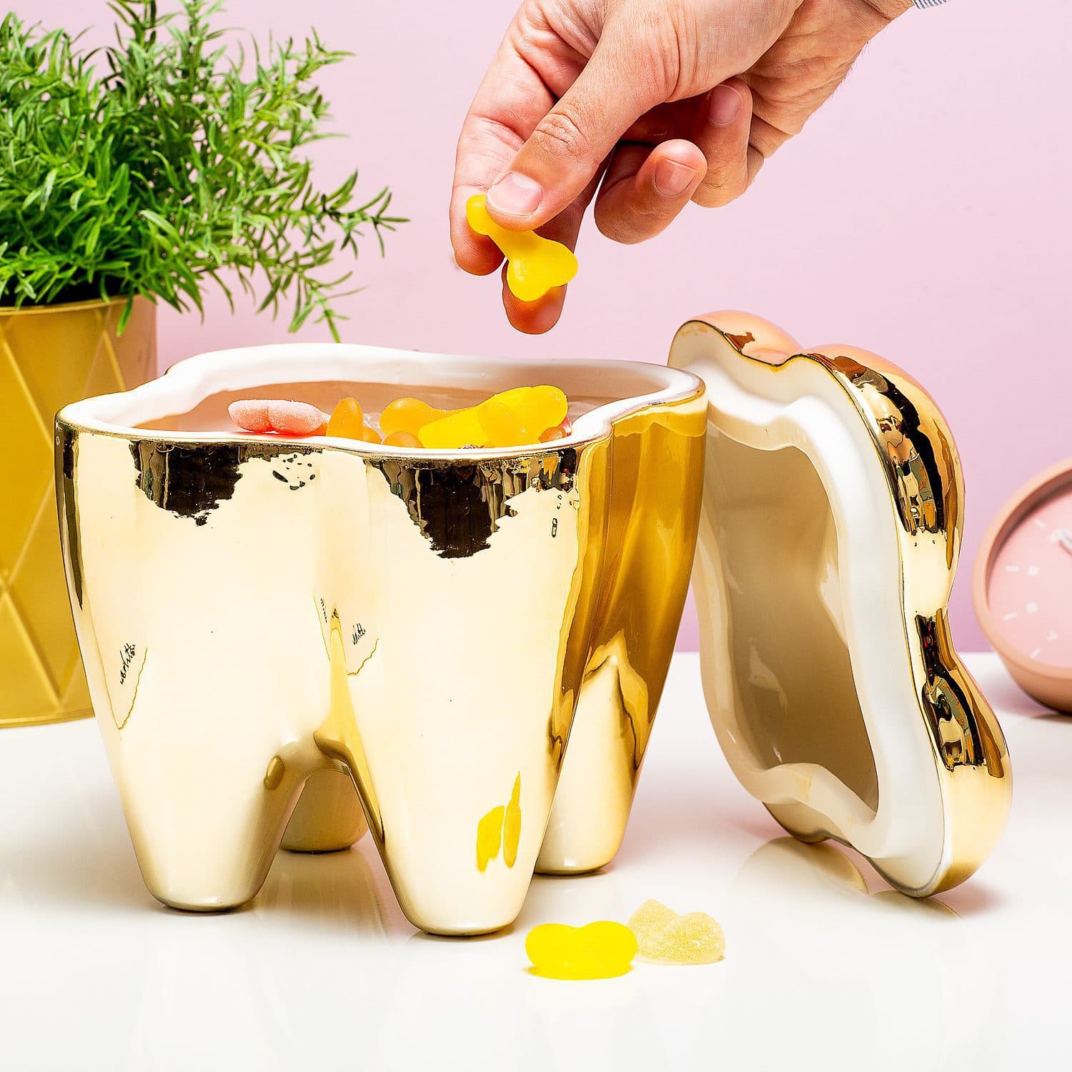 Sweet Tooth snoeptrommel – Goud