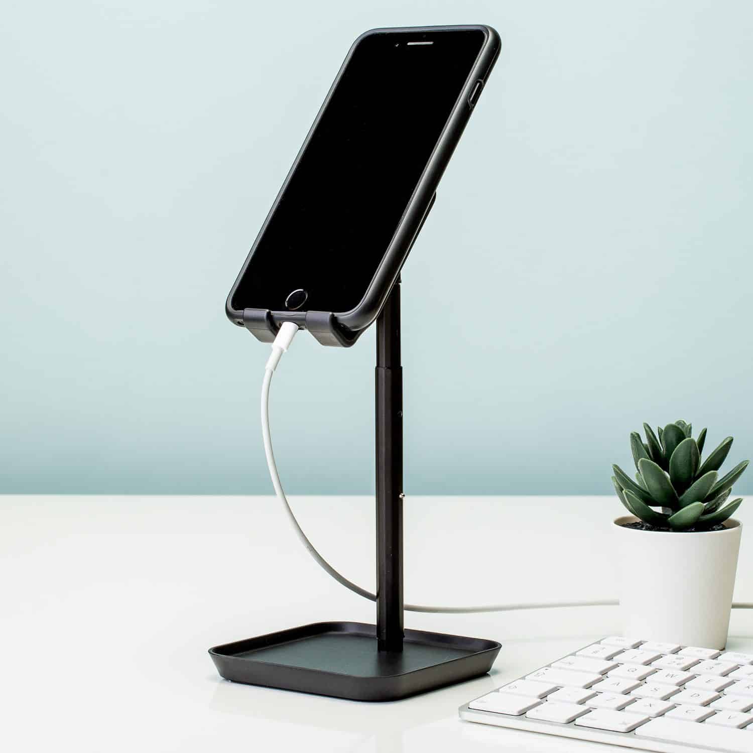 Verstelbare smartphonehouder – Zwart