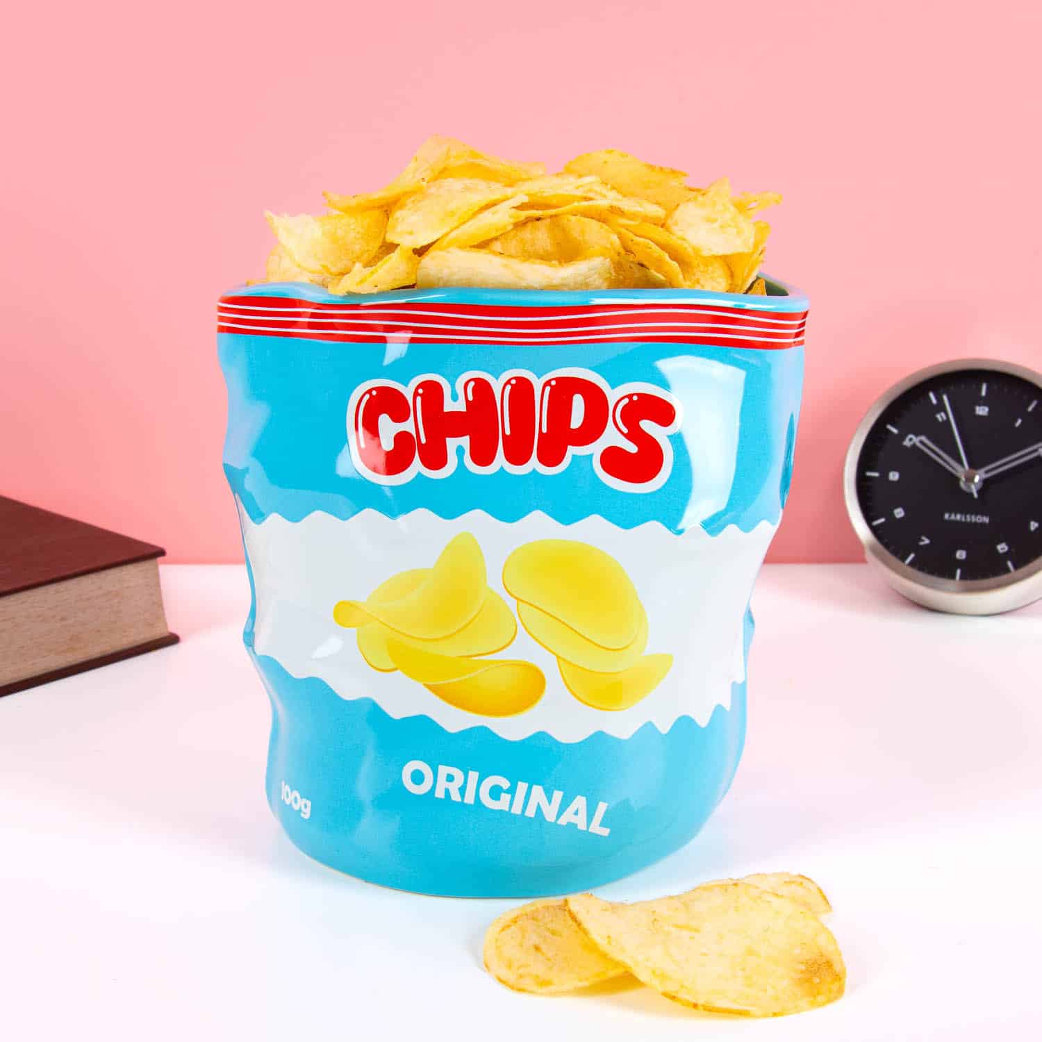 Chipszak bloempot