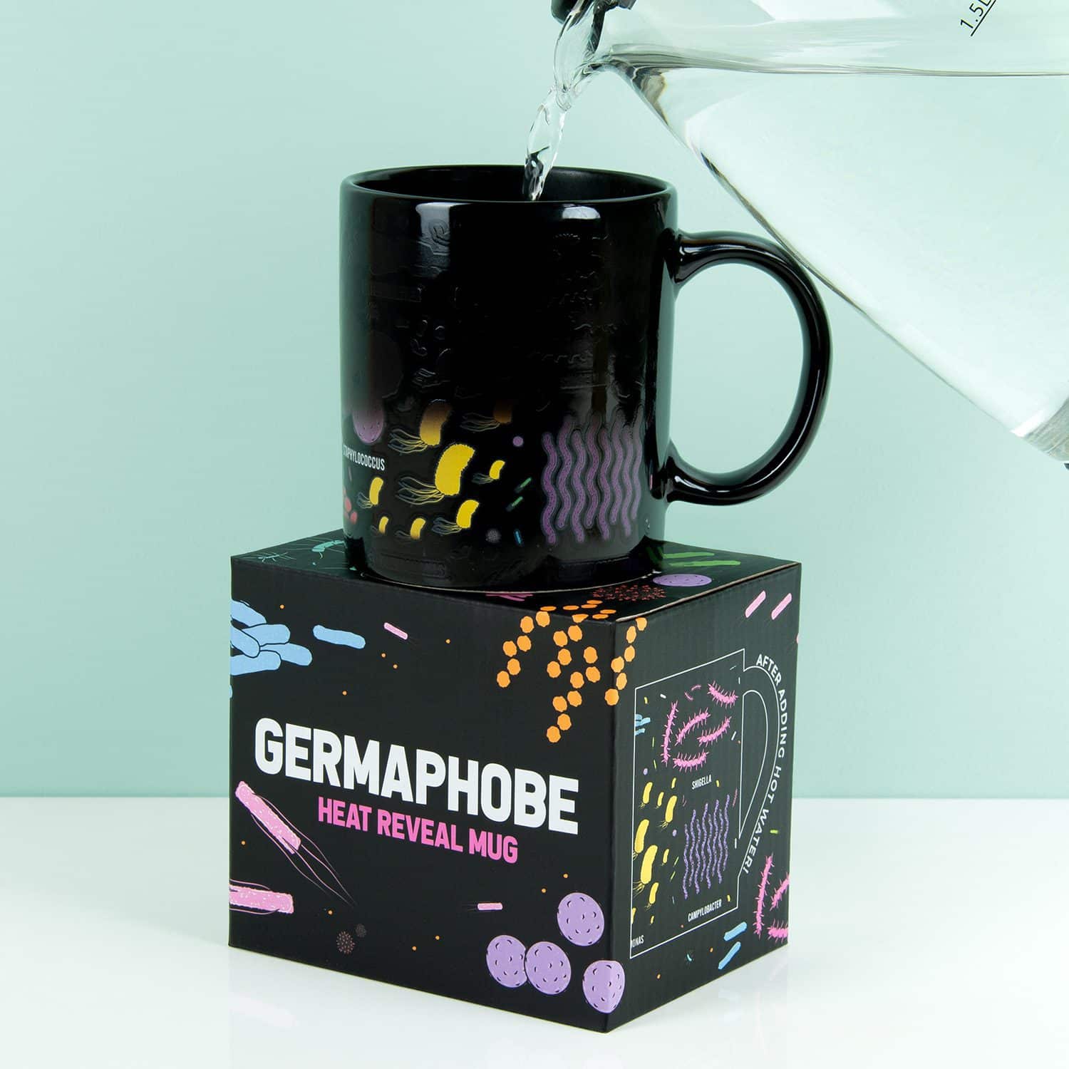 Warmtegevoelige germafoob mok