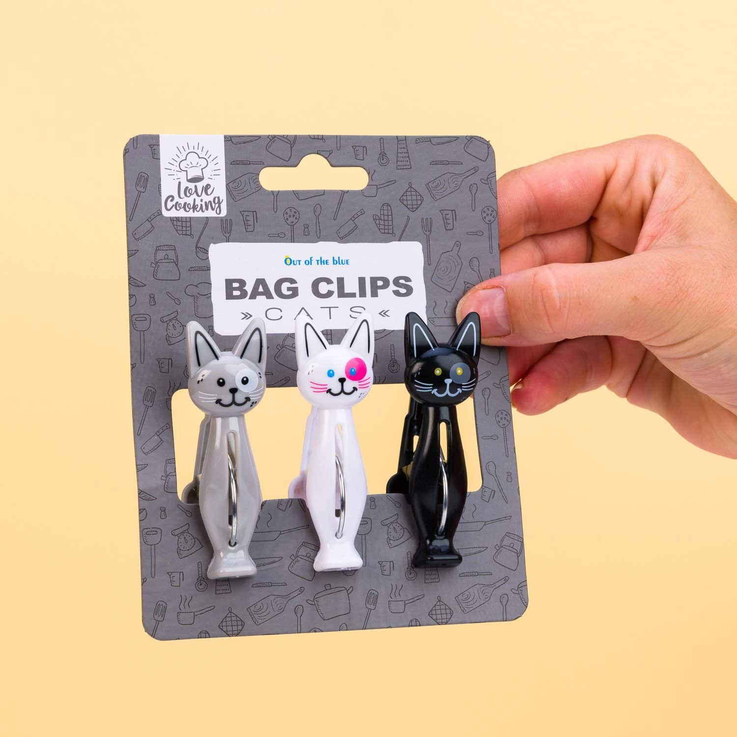 Kat afsluitclips (set van 3)