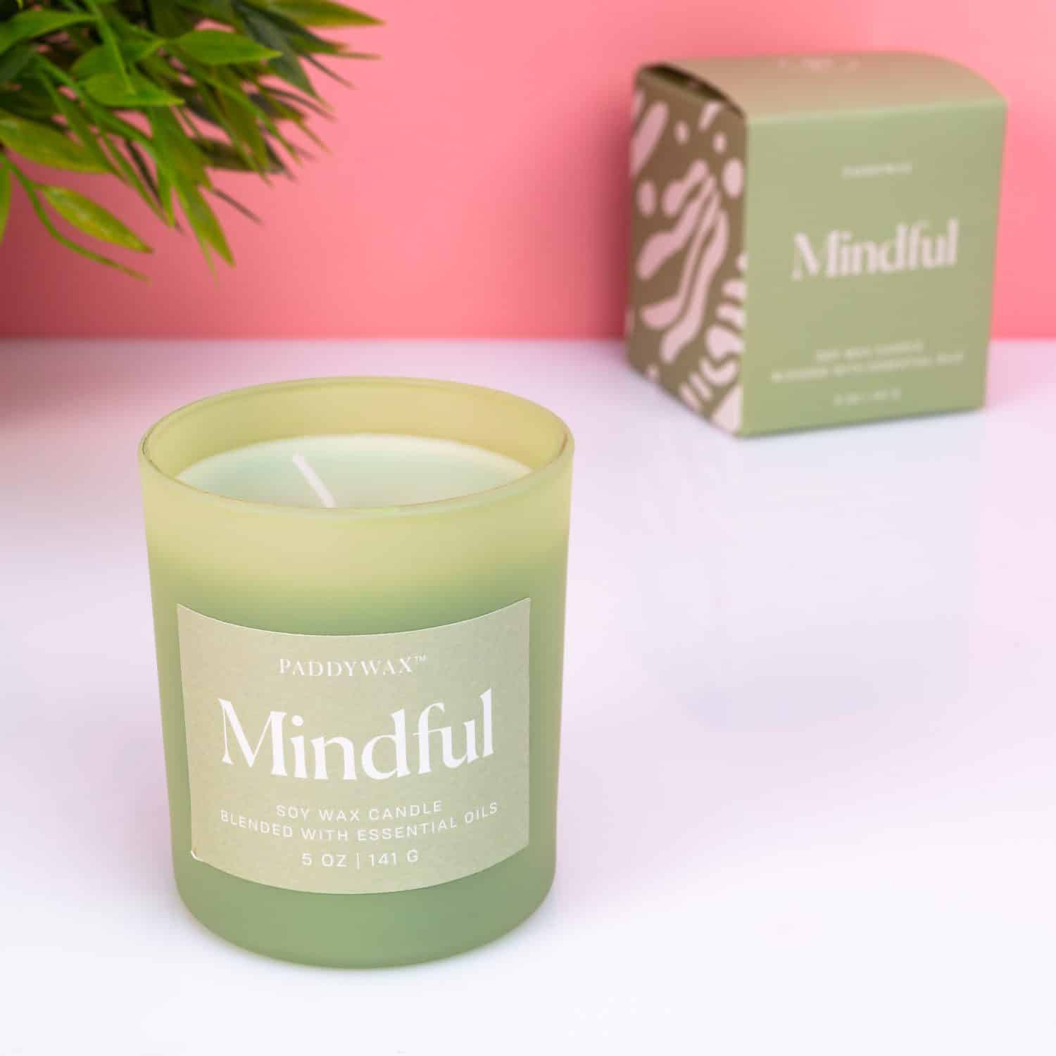 Wellness geurkaars - Mindful (groen)