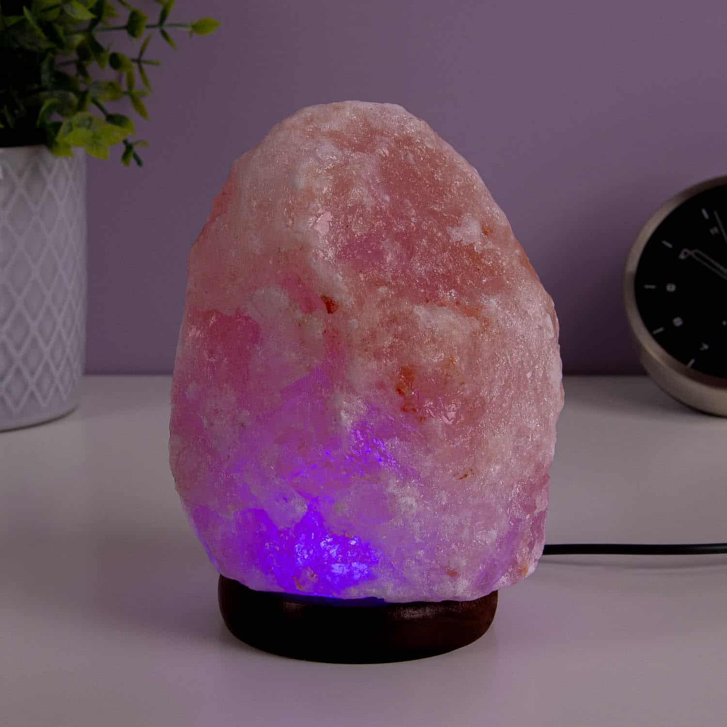Zoutlamp met ledverlichting - Gekleurd licht