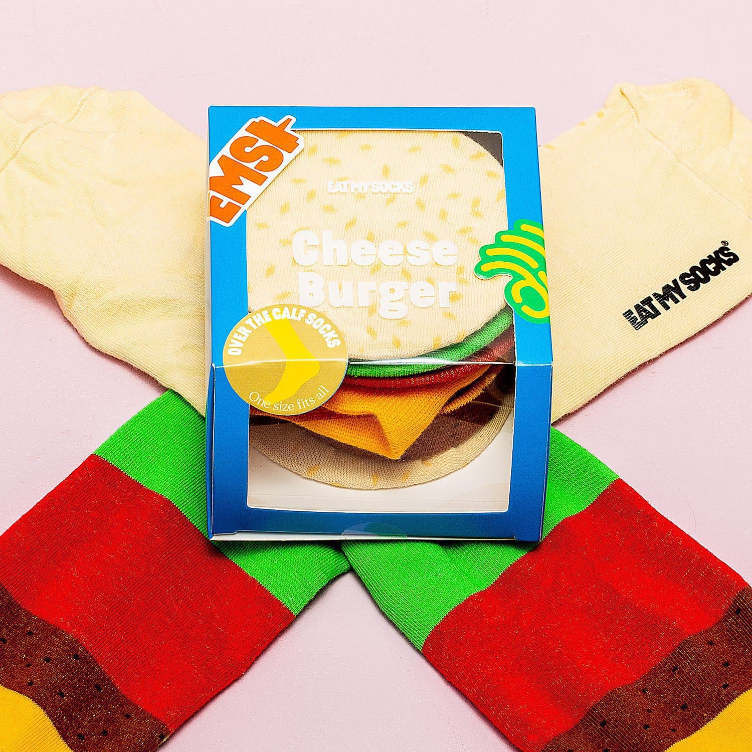 Cheeseburger sokken