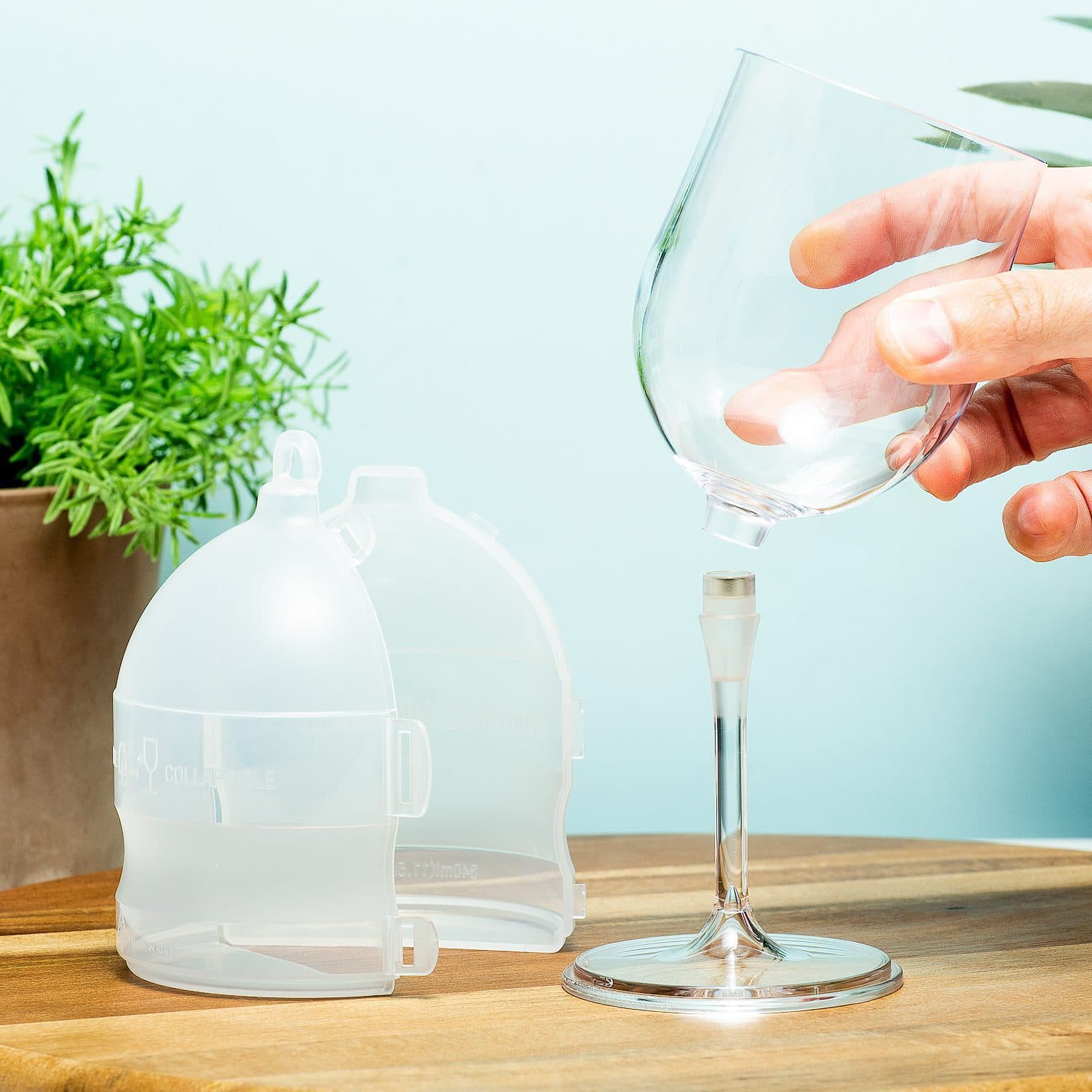 Outdoor wijnglas