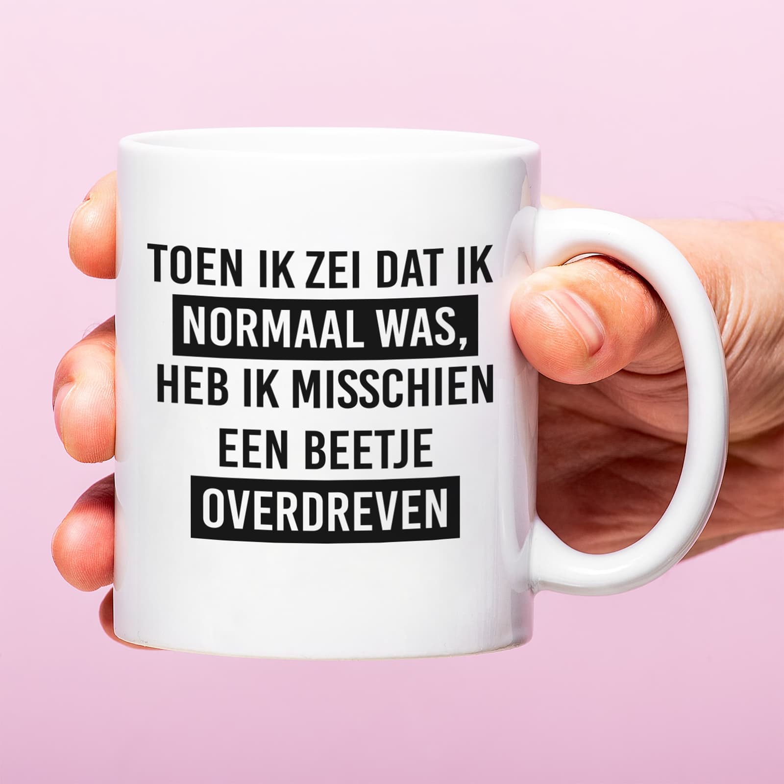 Mok Ik heb een beetje overdreven