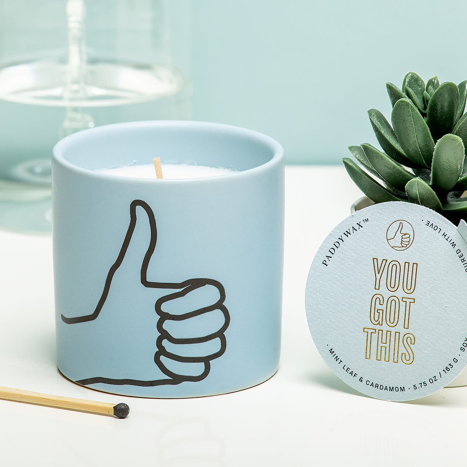 Impressions geurkaars - You Got This (blauw)