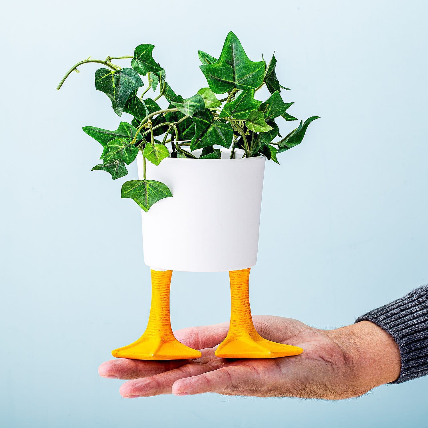 Bloempot met eendenpoten - Groot