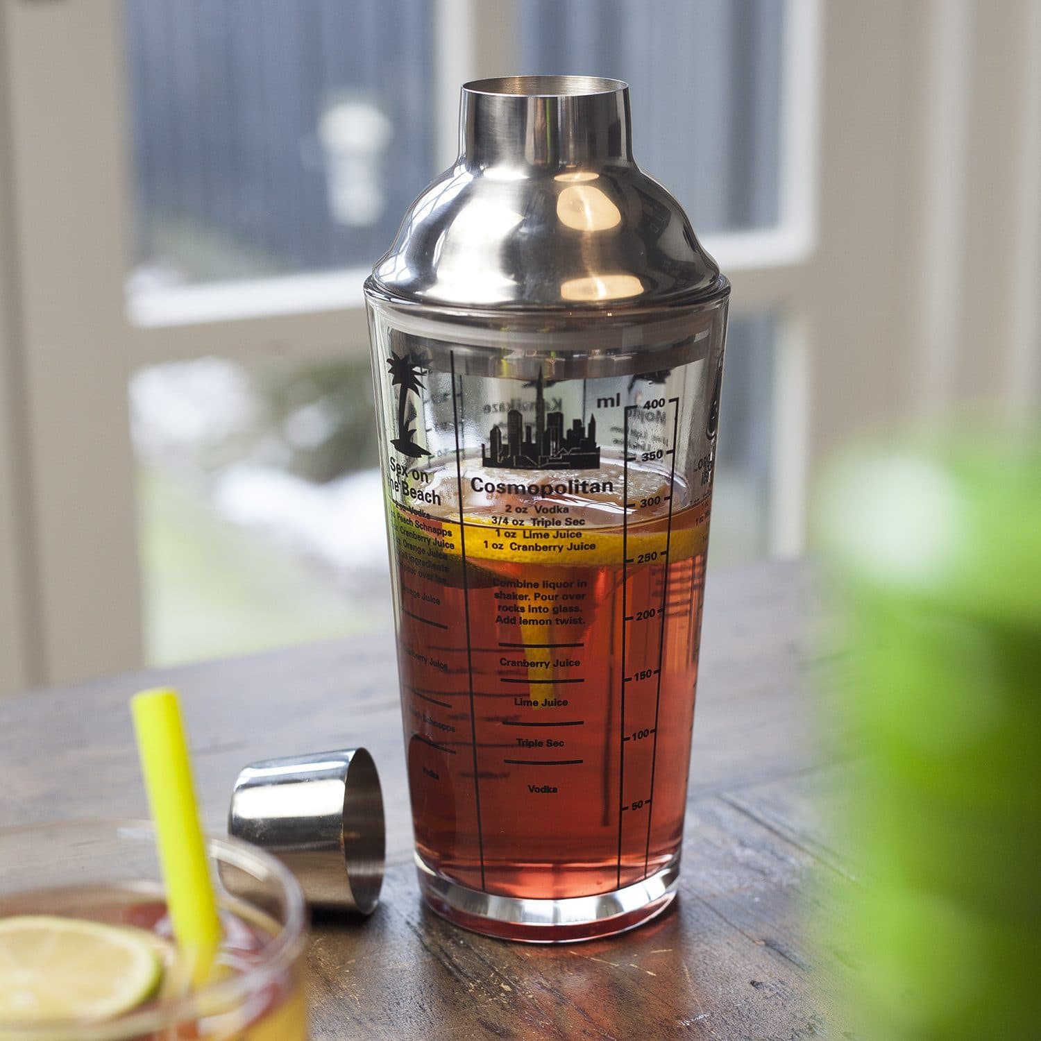 Cocktailshaker met recepten