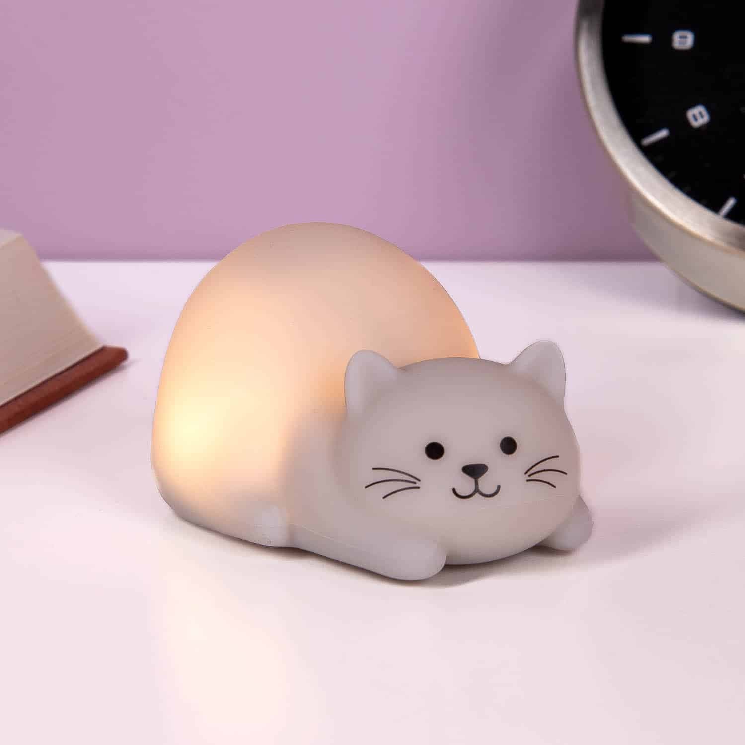 Mini kat nachtlampje