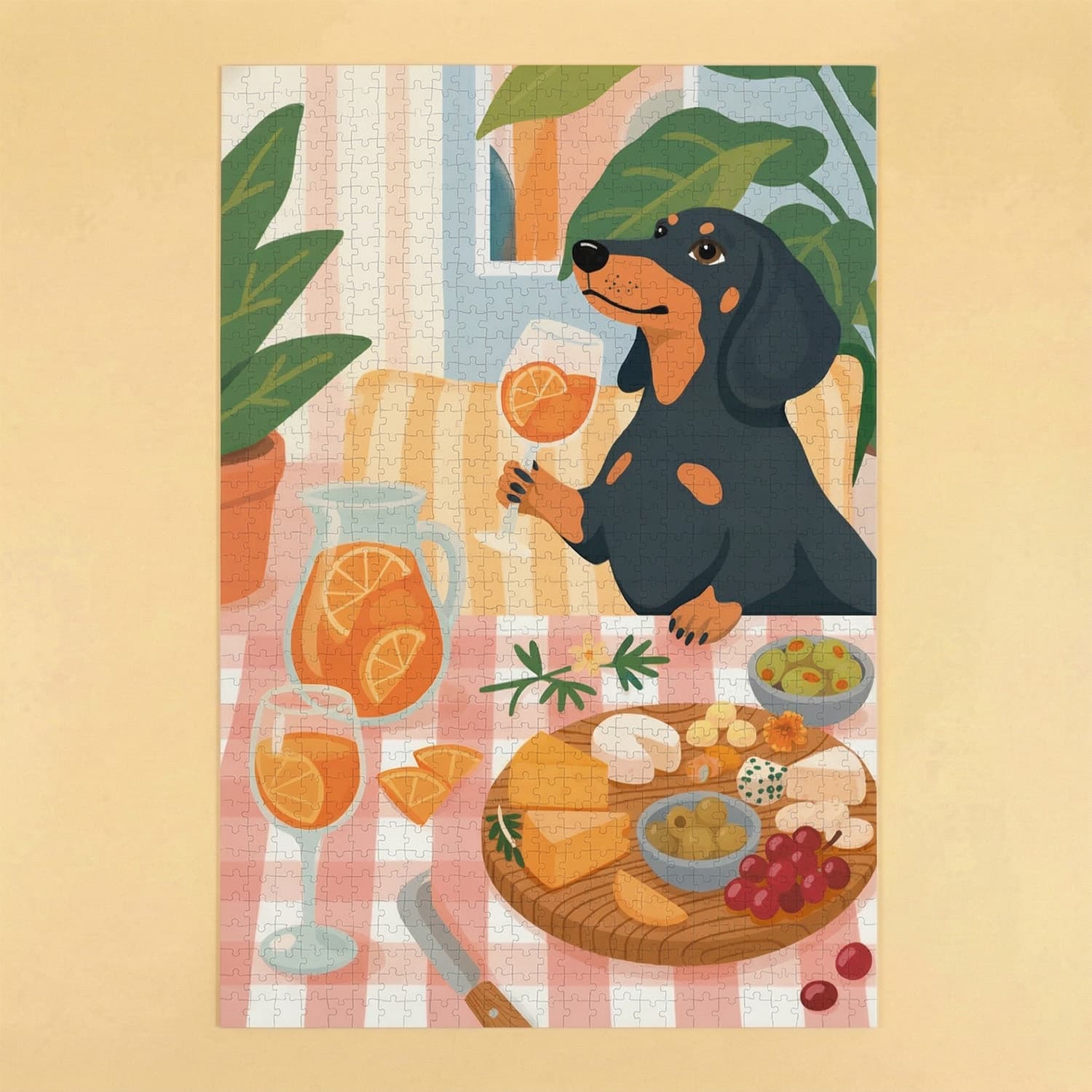 Hondenborrel puzzel (1000 stukjes)