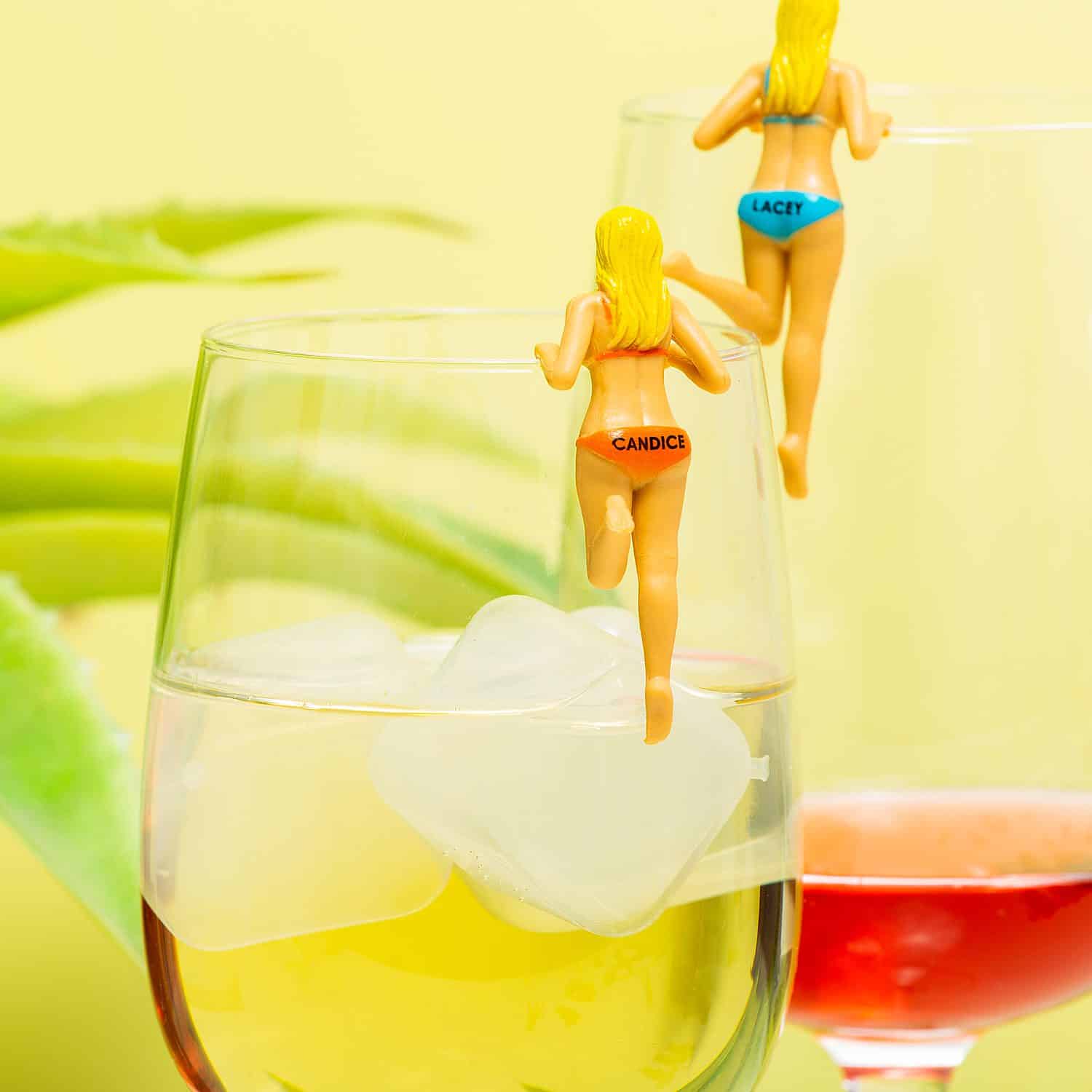 Drinking Buddies glasmarkeerders (set van 6) – Vrouwen
