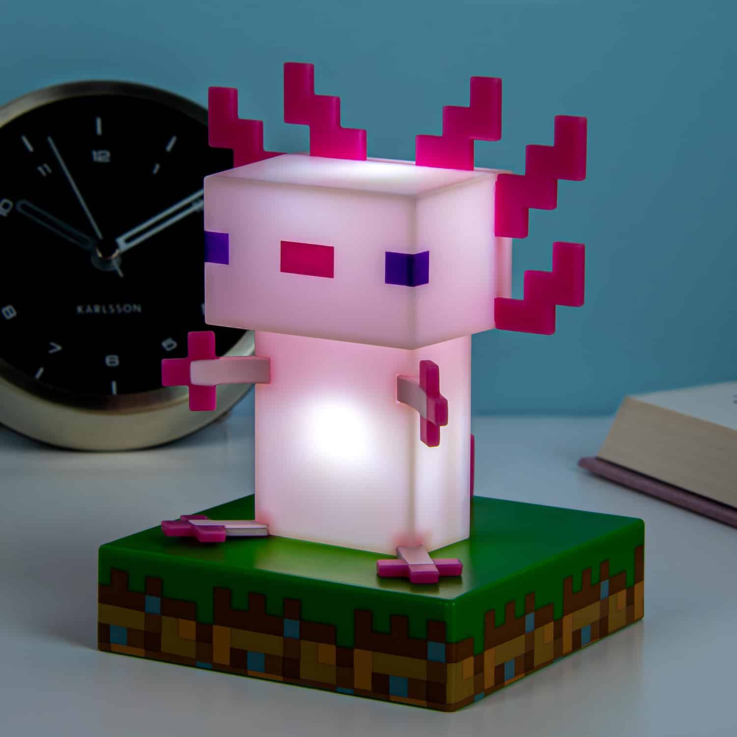 Minecraft Icon lamp – Axolotl