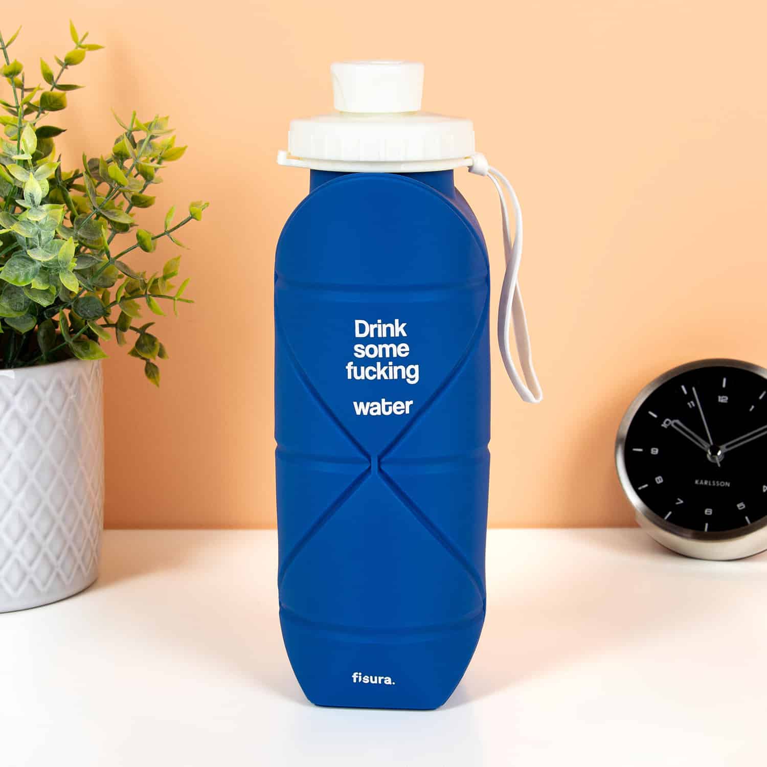 Opvouwbare waterfles – Blauw