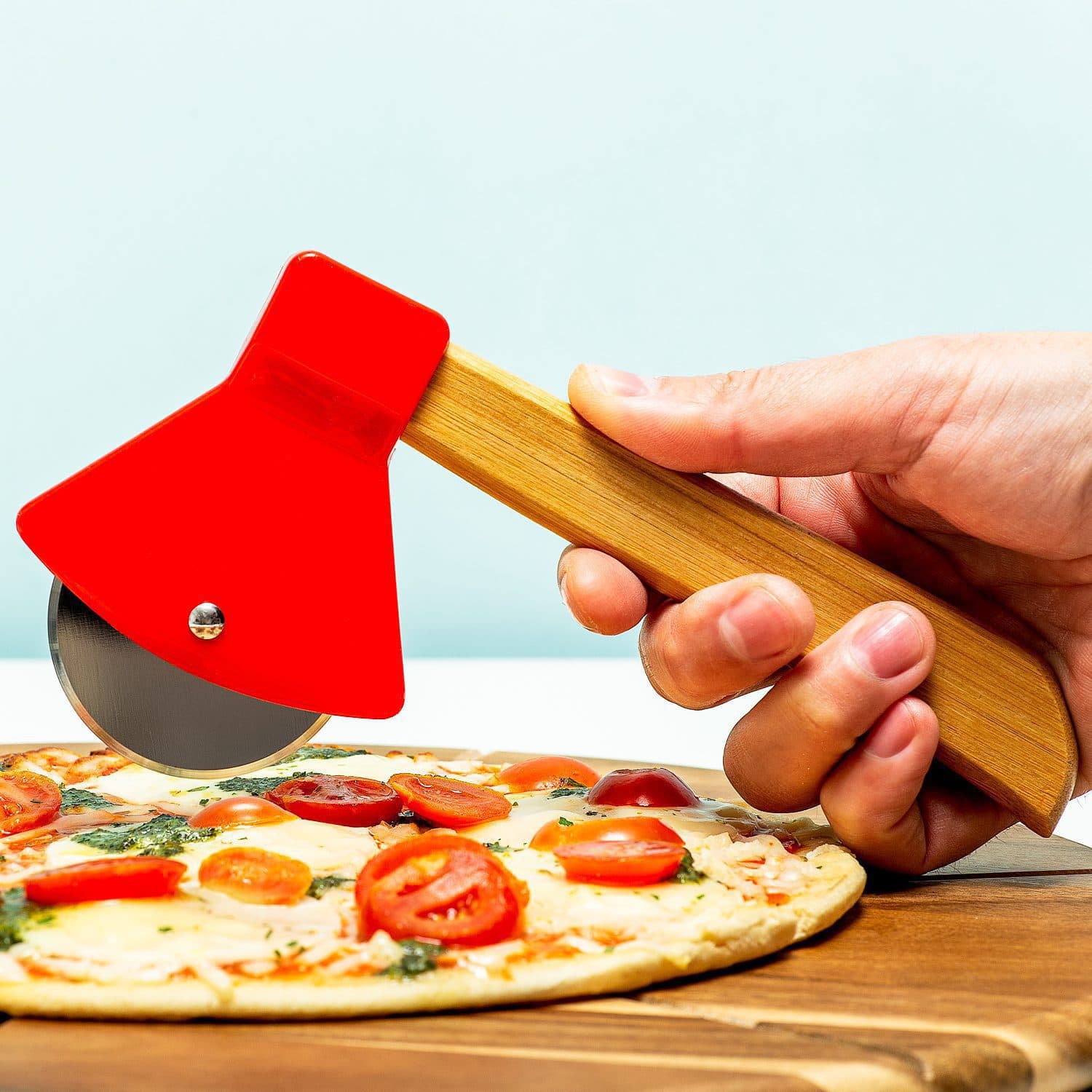 Bijl pizzasnijder
