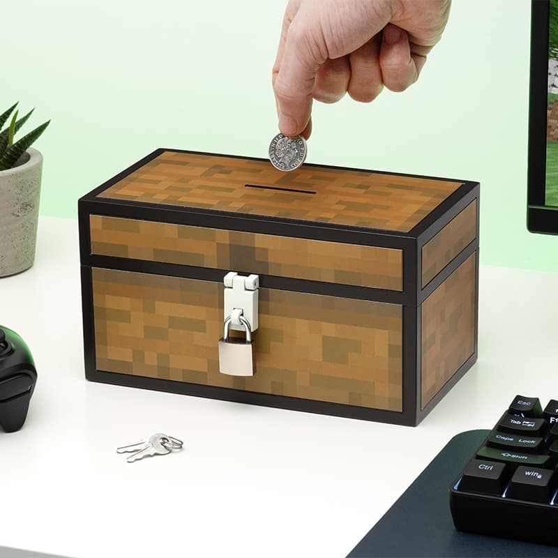 Minecraft Koffer spaarpot