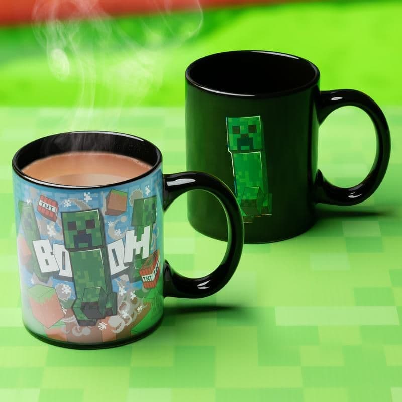 Minecraft Creeper warmtegevoelige mok