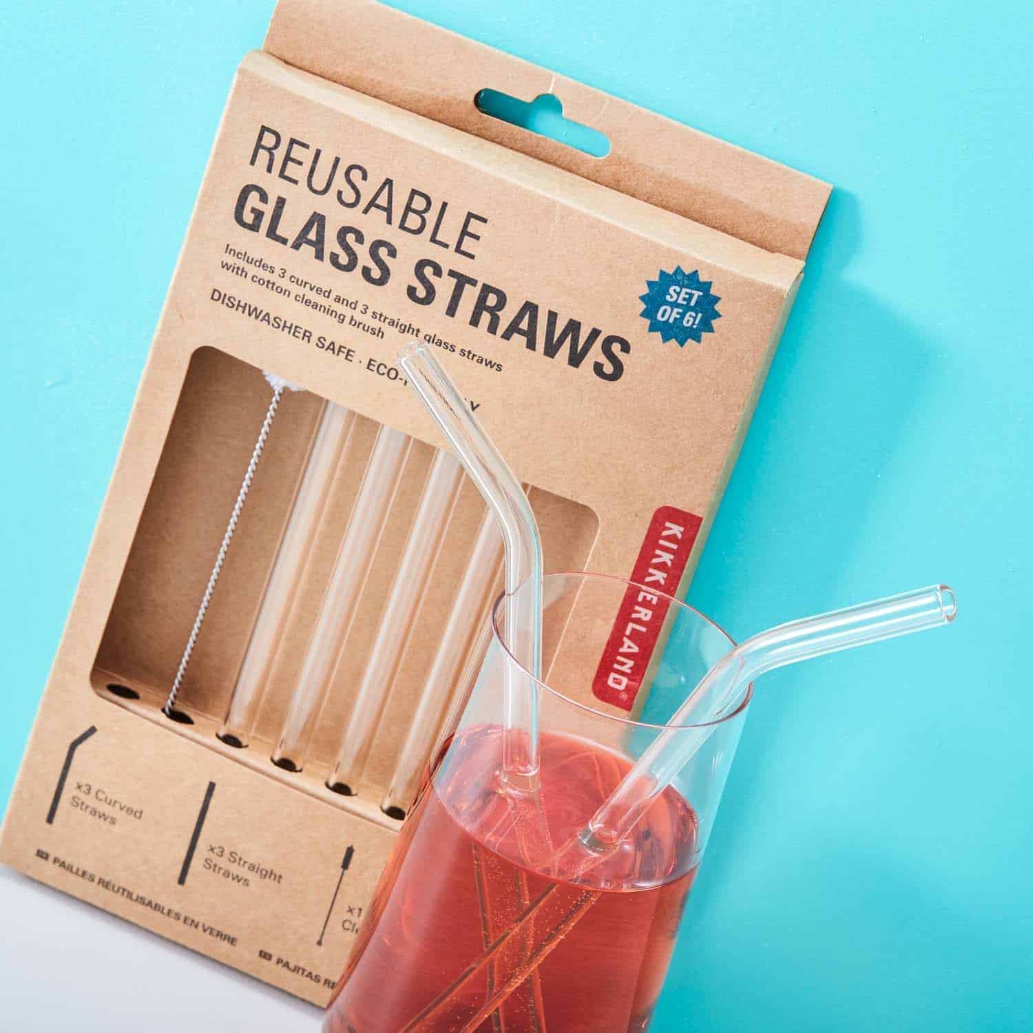 Glazen Rietjes (Set Van 6) – Transparant