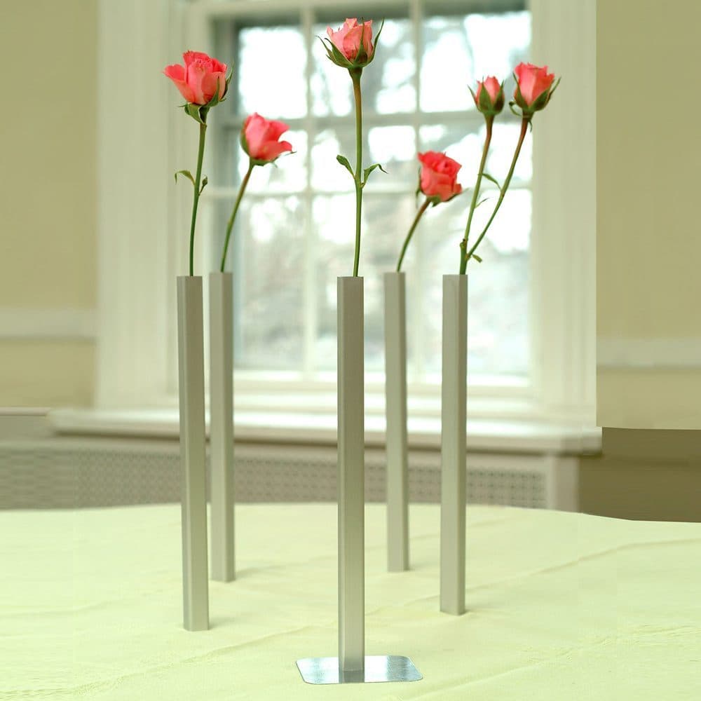 Magnetische Vaasjes (Set Van 5) – Zilver