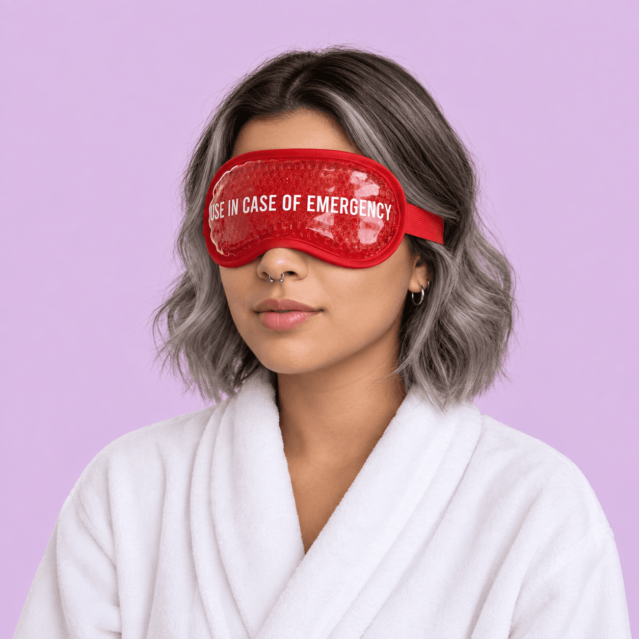Gel-oogmasker Use in case of emergency