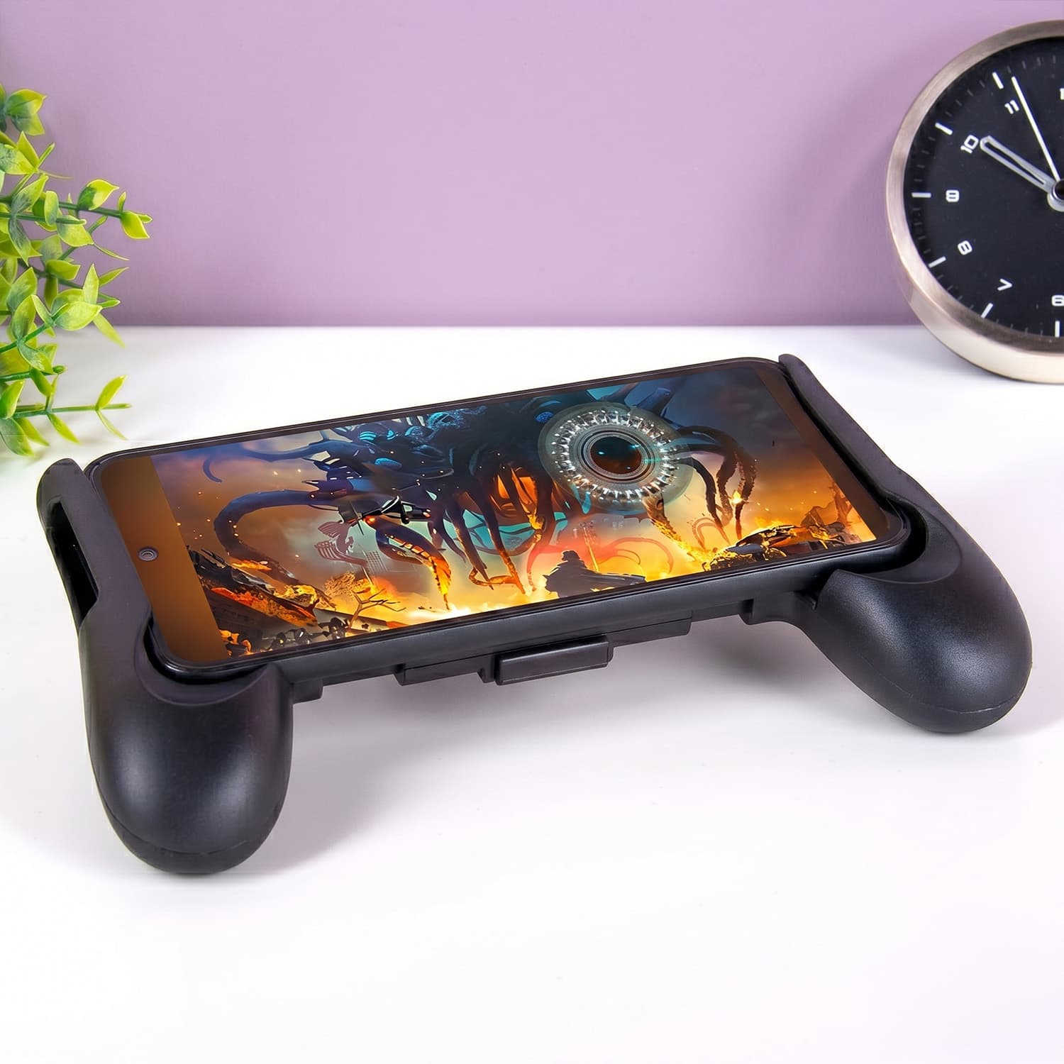 Smartphone holder, controller