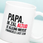 Financiële last mok