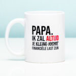 Financiële last mok