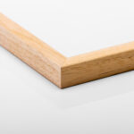 Detail houten wissellijst