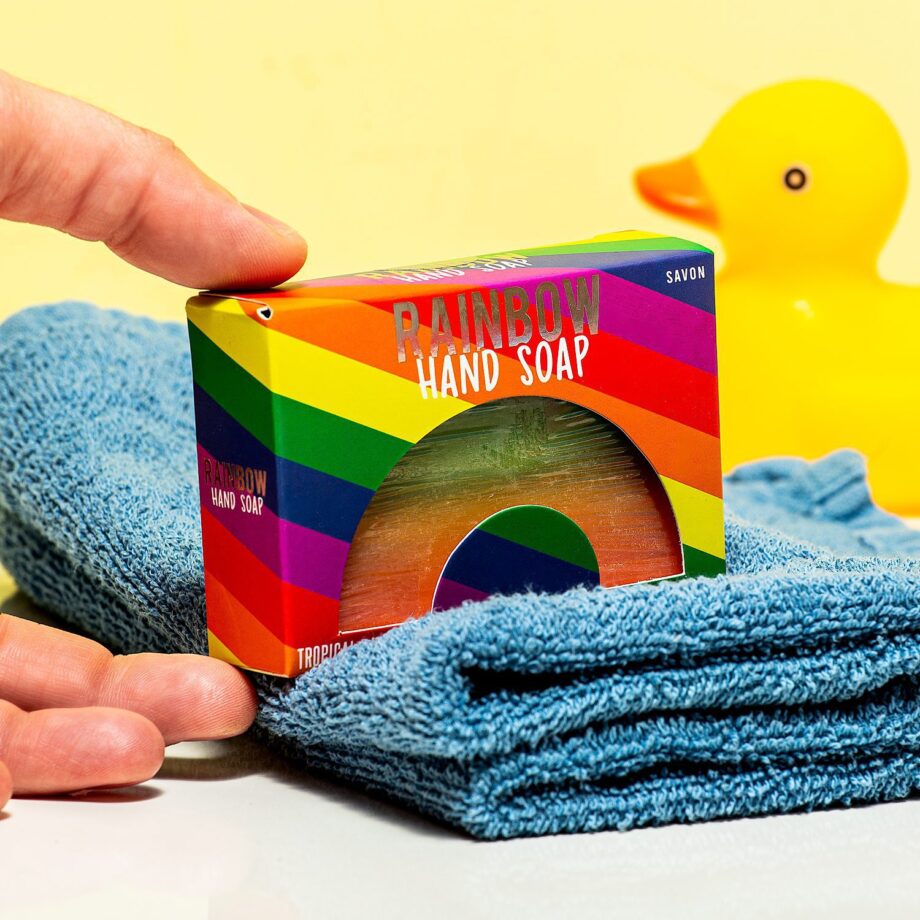 Regenboog handzeep