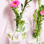 Glazen muurvaasjes (set van 2)