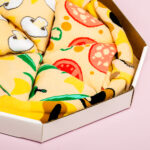 Pizzasokken in doos (set van 4)