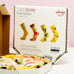 Pizzasokken in doos (set van 4)