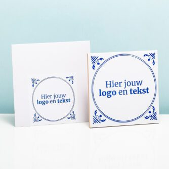 Tegeltje met jouw logo en tekst