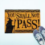LOTR You Shall Not Pass deurmat