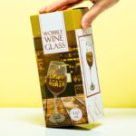 Drunk Again scheef wijnglas