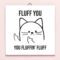 Tegeltje Fluff You