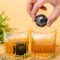 Whiskey glazen en ijsballen (set van 4)
