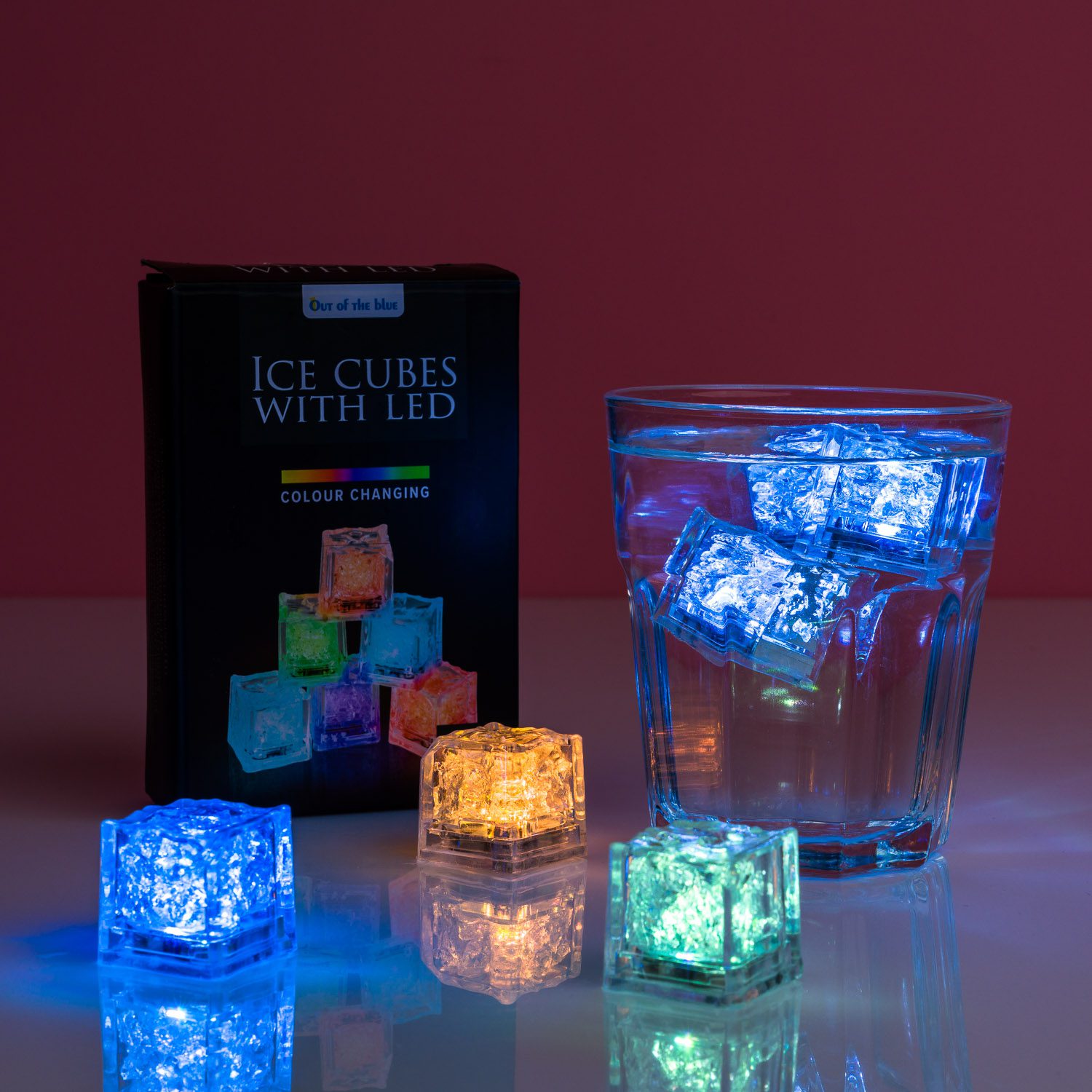 512736-Out of the blue-Plastic ice Cubes with LED-2