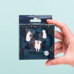 Katten glasmarkeerders (set van 6)