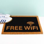 Free wifi deurmat