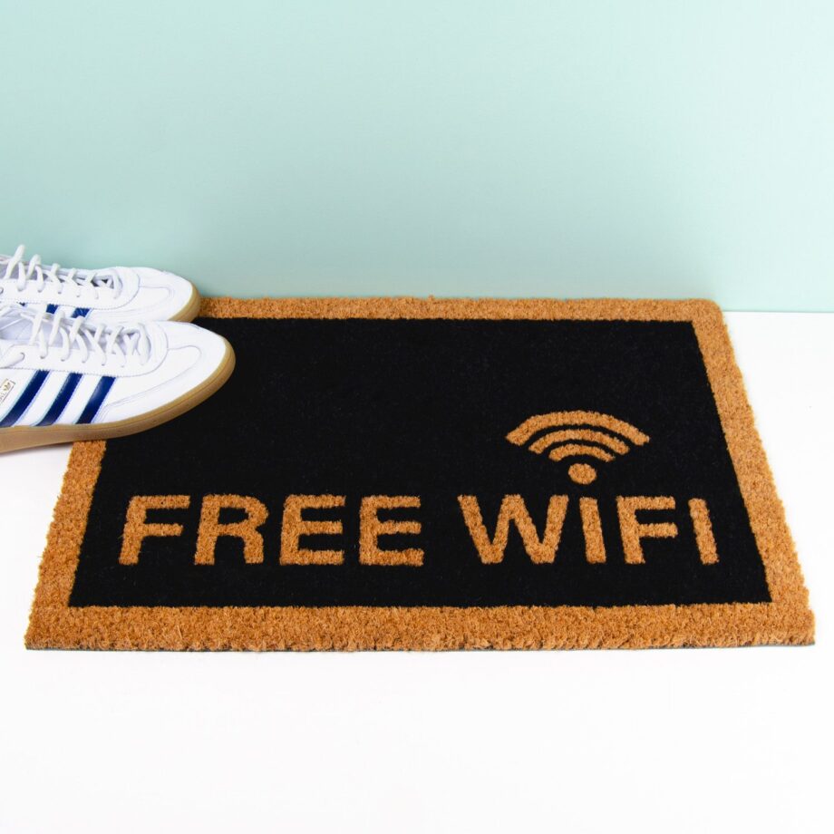 Free wifi deurmat
