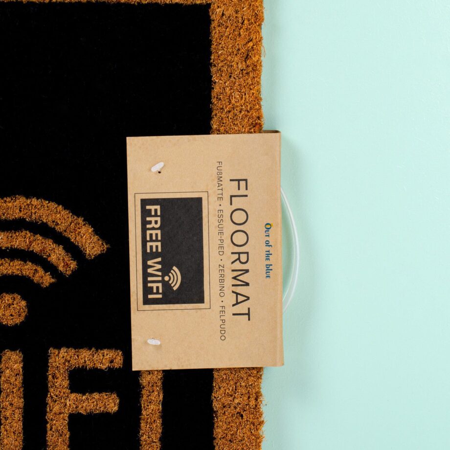 Free wifi deurmat