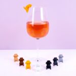 Kat glasmarkeerders (set van 8)