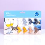 Kat glasmarkeerders (set van 8)