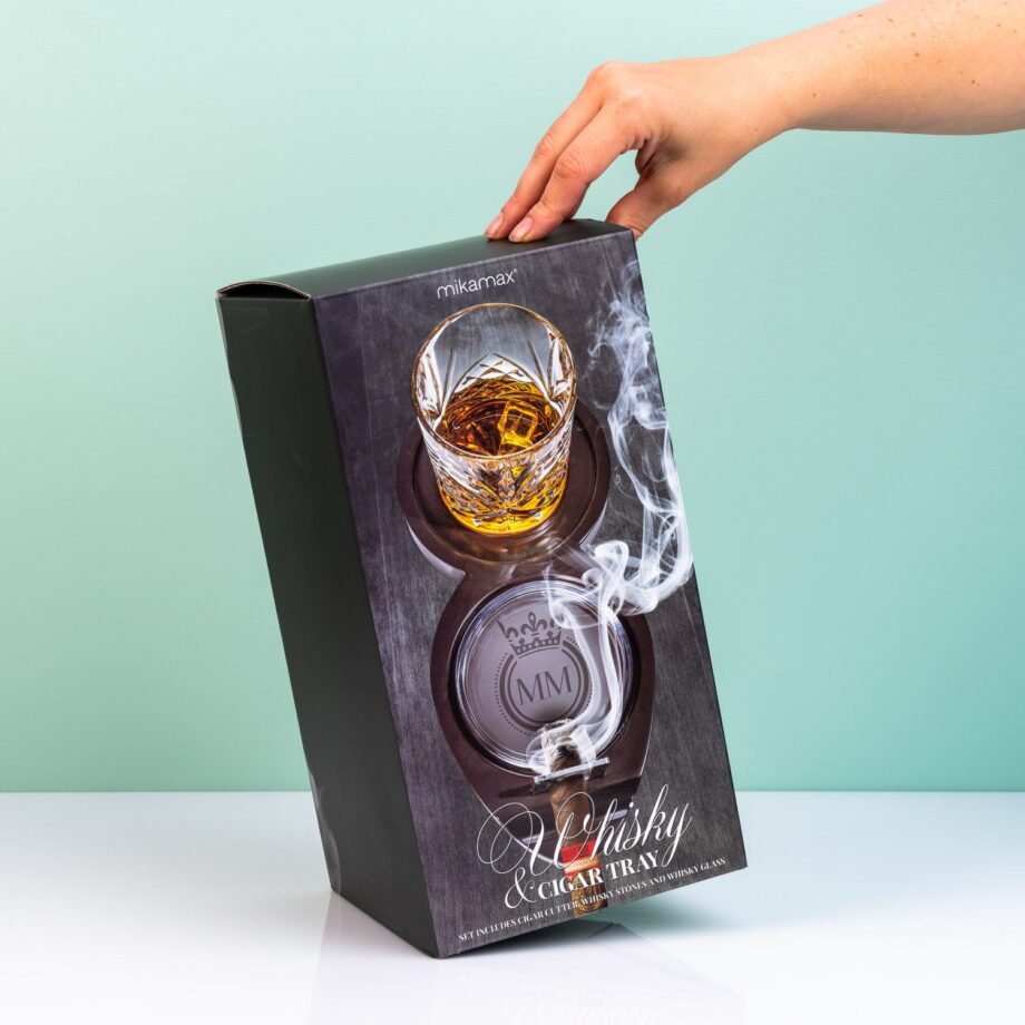 Whiskey en sigaar cadeauset