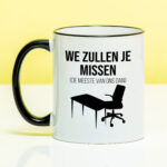 Mok We zullen je missen