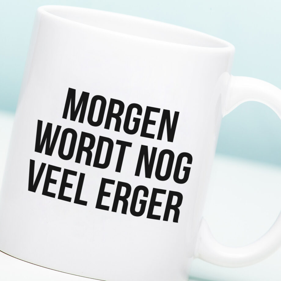 Mok Geniet van vandaag