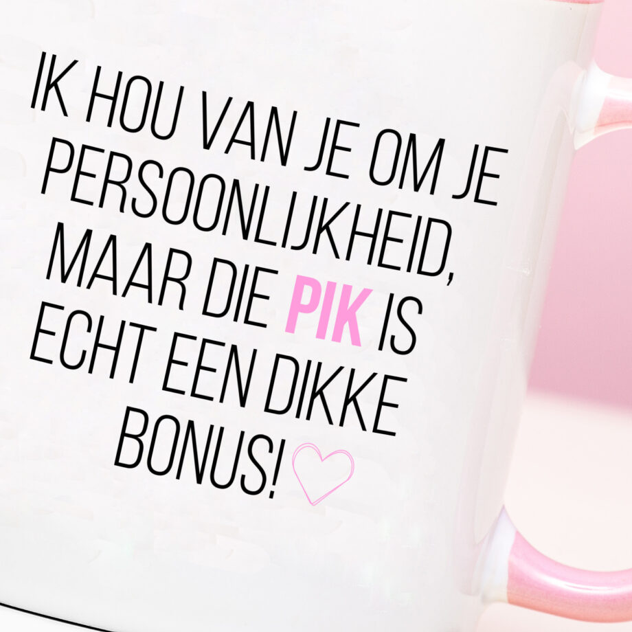 Mok Die pik is een dikke bonus
